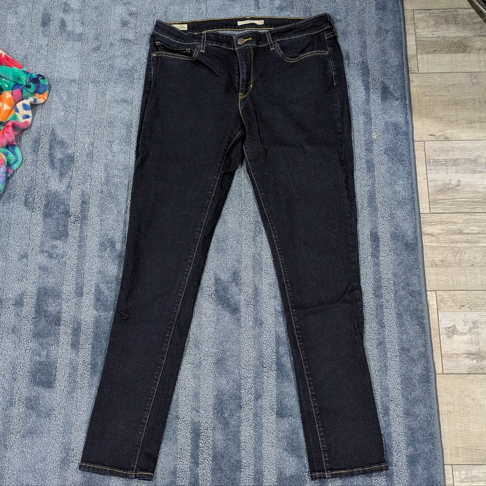 Women's Levi's 711 Skinny Jeans, Dark Wash